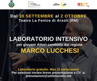 Laboratorio intensivo per giovani attori condotto da Marco Lucchesi